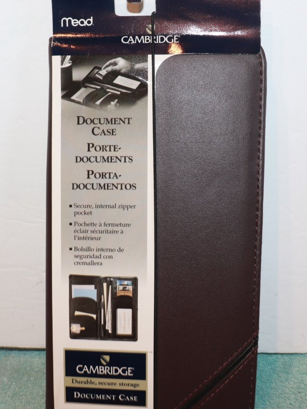 Mead Cambridge Document Case Vintage 2002 Deadstock New